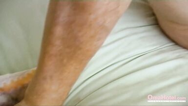 OMAHOTEL Real Hairy Grandma Showing Her Lusty Desires To Partner - 5 image