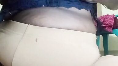 Indian aunty self nude show with tamil audio - 7 image