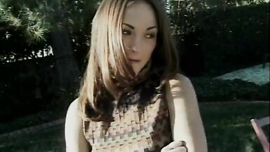 Hot inexperienced brunette gets her wet twat tasted by her horny girlfriend - 2 image
