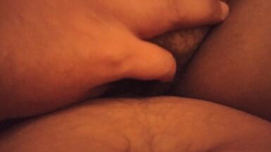 Chubby teen masturbates and then picked by her boyfriend doggy style - 9 image