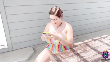 Bored Busty Latina is convinced to Suck and Fuck in the rooftop - 2 image