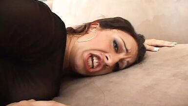 Cute slut Rikki White Takes Huge Black Cocks In The Ass - 1 image