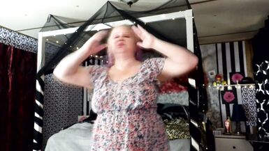THICK MILF Pissing Outside Dancing Teasing - 7 image