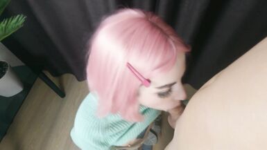 friend's wife took my cock as a gift and sucked it - 10 image