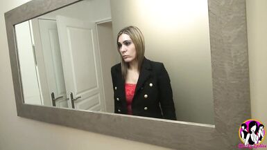 Hot ass french beuty Ludivine gets a hard DP from 2 guys - 3 image