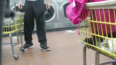 Helena Price - College Campus Laundry Flashing While Washing My Clothing! - 10 image