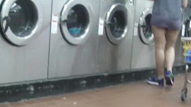 Helena Price - College Campus Laundry Flashing While Washing My Clothing! - 11 image