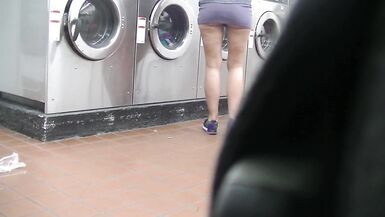 Helena Price - College Campus Laundry Flashing While Washing My Clothing! - 12 image