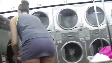Helena Price - College Campus Laundry Flashing While Washing My Clothing! - 2 image
