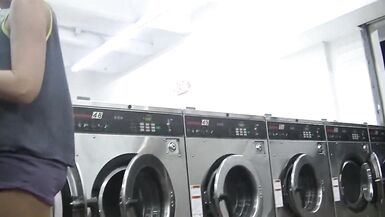 Helena Price - College Campus Laundry Flashing While Washing My Clothing! - 6 image