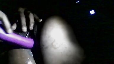 Playing with a Ebony Haitians pussy with toys until she cums - 9 image