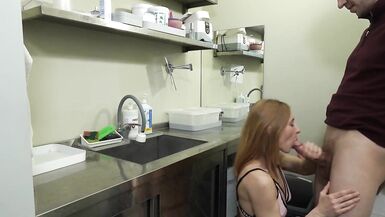 The doctor fucked the nurse in the clinic on the table - 3 image
