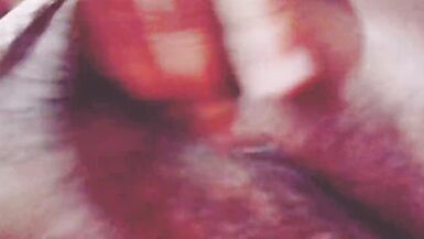 my boyfriend catches me with open legs and after doggy style and he cum inside creampie - 7 image