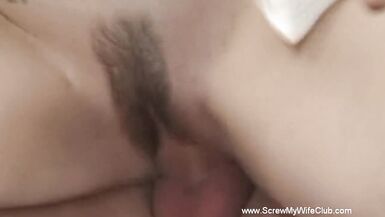 Skinny Swinger Wife Getting Pounded For Hubby Session - 8 image