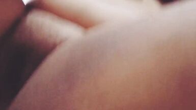 my chubby girlfriend masturbates with her dildo, she puts it in her hairy and chubby pussy and cums - 7 image