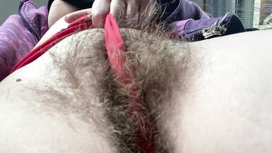 10 minutes of hairy pussy in your face panty fetish big clit bush - 11 image