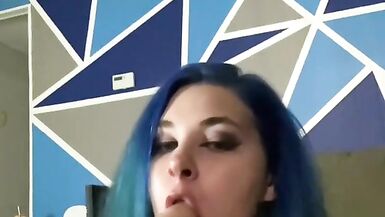 Oiled up & fucking myself with my dildo - 8 image