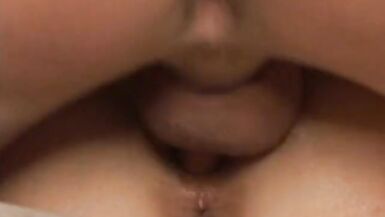 Huge boobs MILF rides dick and gets cum on glasses - 8 image
