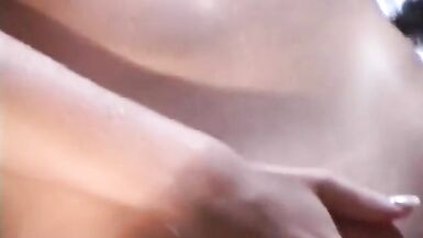 Horny blonde fucks inexperienced girl with a big thick dildo deep in her pussy - 8 image