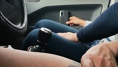 Hichhiker handjob part 2 - 14 image