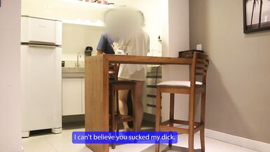 Wife fucks and with husband's friend when they are alone at home. - 11 image