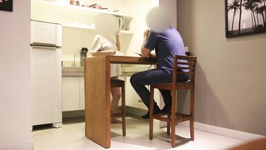 Wife fucks and with husband's friend when they are alone at home. - 2 image