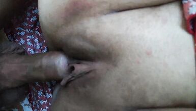 Big cock head fucks tight pussy MILF with big pussy lips - 12 image