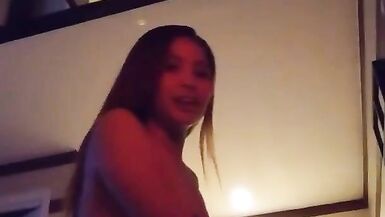 Stepsister gives blowjob and wot on his stepbro - 13 image