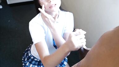 Schoolgirl secretly sucks her best friend Hector's penis - 9 image