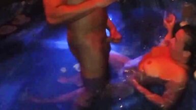 Totally busted wife on cam naked and fucked in hot tub with my best friend - 5 image