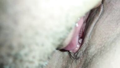 Clit Licking and Pussy Eating Until Massive Orgasm - Extreme CLOSE UP Amateur Pussy Licking - 5 image