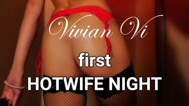 My first HOTWIFE night - he fucked my tight married pussy like crazy and filled my mouth