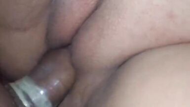 My Husbands Friend Fucks Me! The condom breaks and he accidentally cums inside my big vagina