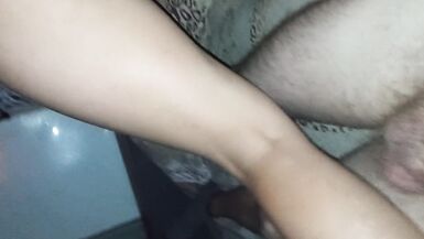 After class, I fuck a classmate's wet pussy. Sticking my dick in the style of a dog. Rider rides. - 11 image
