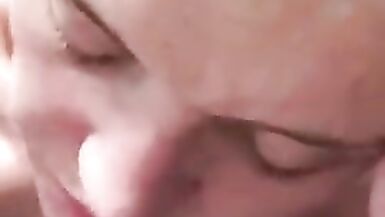 White girl blows me like she mad at it. Cumshot - 12 image