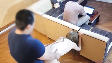 My stepBrother-in-law will Fuck me like a Whore while my Husband works on the Laptop NTR - 11 image