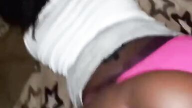 Ebony slut gettando quel culo phat su un bbc spessa - 9 image