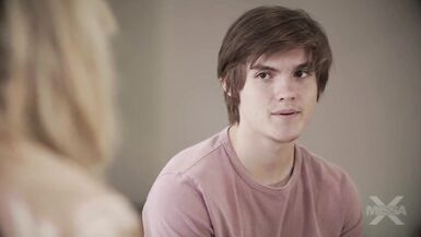 Big tits stepmom seduced stepson and fucked hard - 2 image
