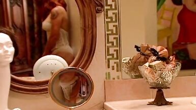 Horny redhead catches her husband while she jerks off in bed - 5 image