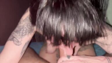 horny milf Aewin sucking dick, Dominic's POV - 14 image
