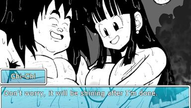 Kamesutra DBZ Erogame 75 Bathing with her Husband's Friend