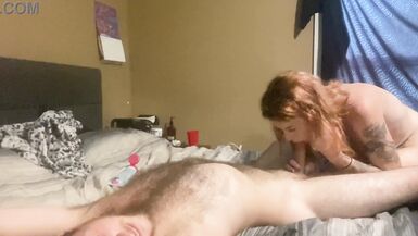 Horny stepsister practices massage skills on step brother, takes erotic turn into a suck & fuck with a happy ending - 12 image