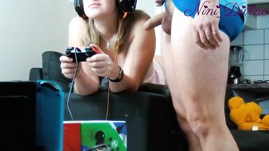 Gamer girl Nini Divine love big dick' step bro!
