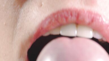 Close up blowjob, playing with my husbands hard cock head - 10 image