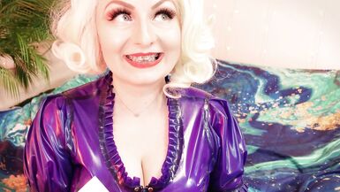 read a book with me... ASMR sounding - latex MILF - 3 image