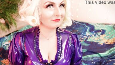 read a book with me... ASMR sounding - latex MILF - 5 image
