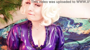 read a book with me... ASMR sounding - latex MILF - 7 image