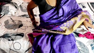 Indian Hindi step Mom Catches stepSon Smelling Panties POV - 3 image