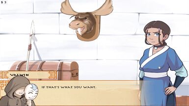 4 Elements Trainer Book 1 Slav Part 1 - Katara the cock lover - 12 image