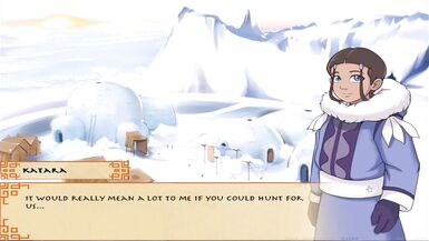 4 Elements Trainer Book 1 Slav Part 1 - Katara the cock lover - 4 image